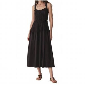 NEW DÔEN marianne dress in black
